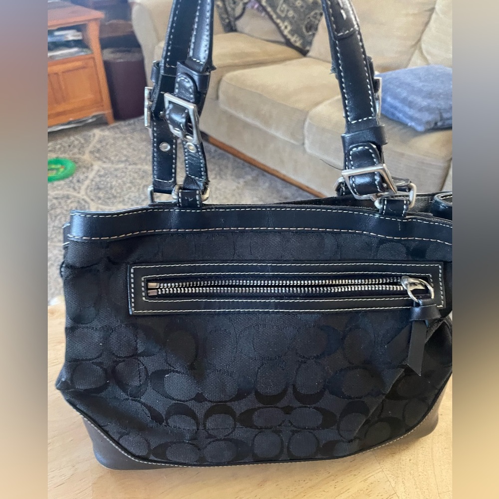 Vintage Black Coach Purse